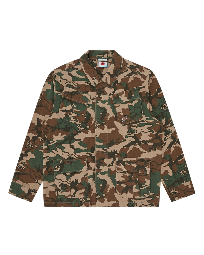 Running Dog Woodland Camo Field Jacket