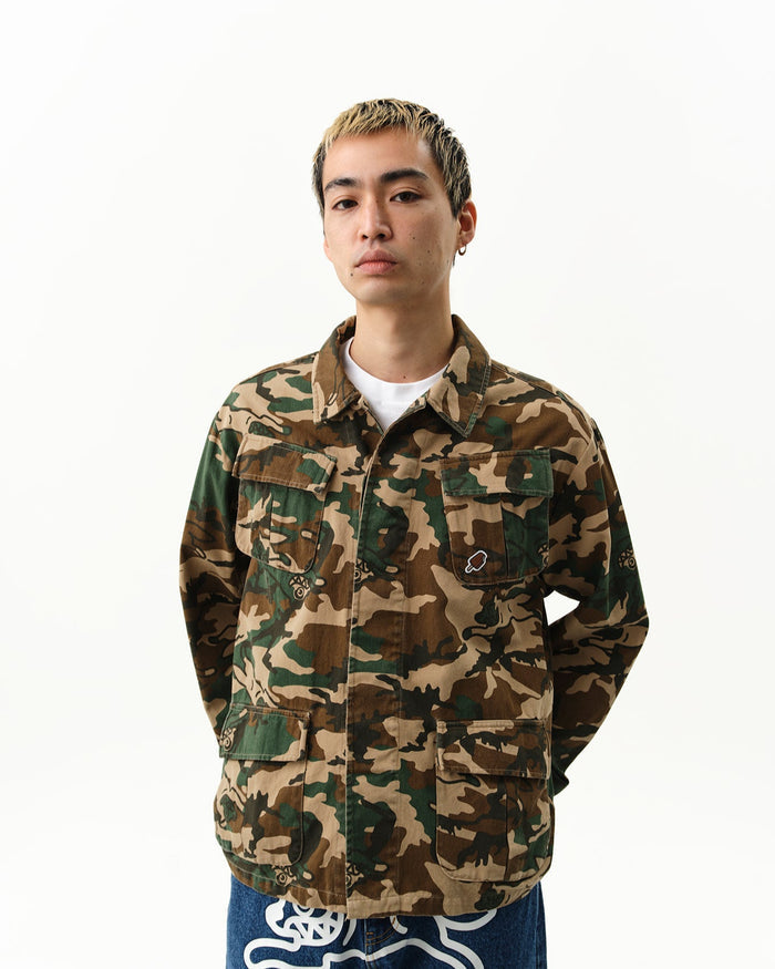 Running Dog Woodland Camo Field Jacket