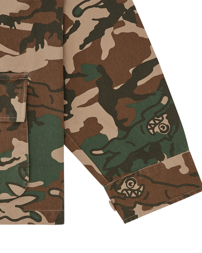 Running Dog Woodland Camo Field Jacket
