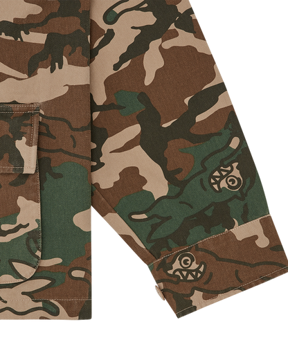 Running Dog Woodland Camo Field Jacket