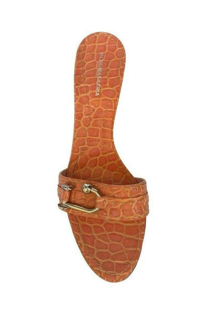 BCBGMAXAZRIA Safe Leather Stiletto Heel Mule Sandal - Runway Catalog