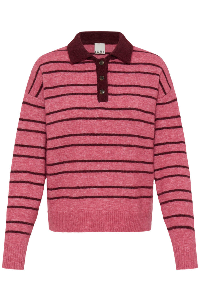 Sally Knit Jumper (Pink/Wine)