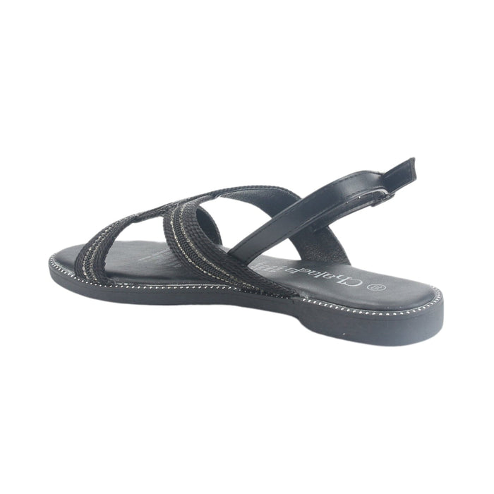 Sandalia Chalada Mujer Alki-10 Negro Casual Sandalias Chalada