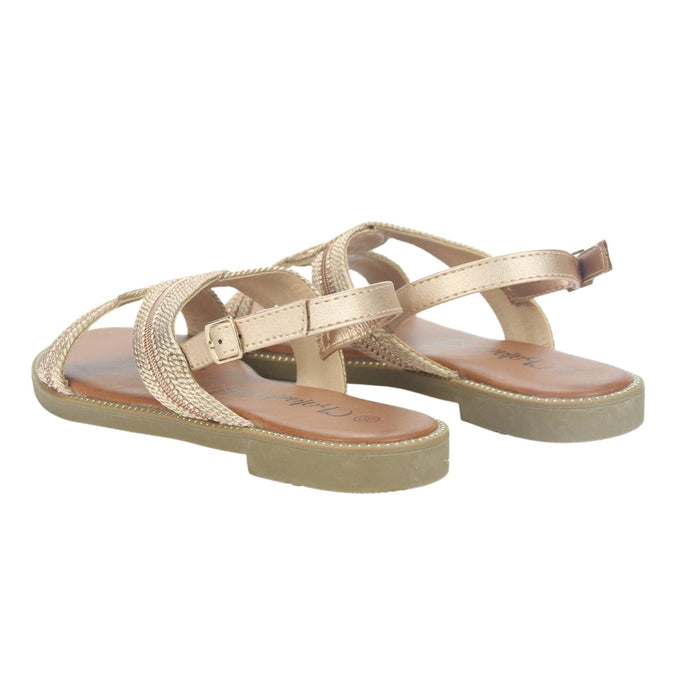 Sandalia Chalada Mujer Alki-10 Rosado Casual Sandalias Planas Chalada