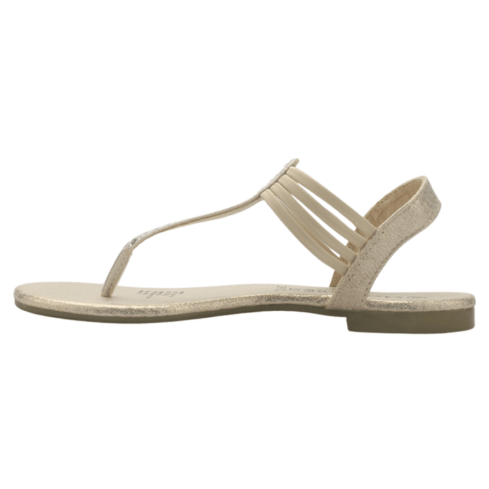 Sandalia Chalada Mujer Alki-5 Dorado Plana Sandalias Chalada