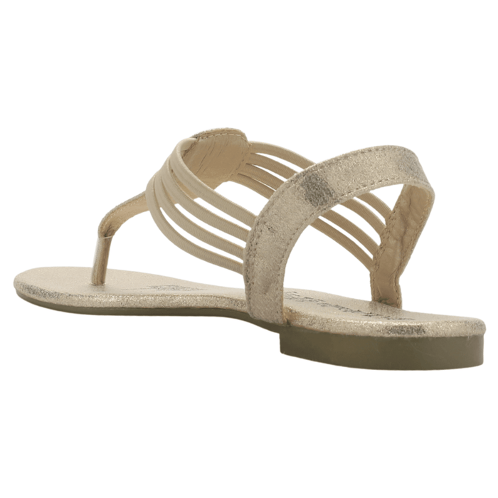 Sandalia Chalada Mujer Alki-5 Dorado Plana Sandalias Chalada
