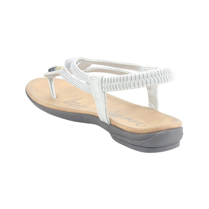 Sandalia Chalada Mujer Anatomic78 Plateado Casual Sandalias Chalada