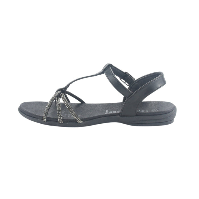 Sandalia Chalada Mujer Anatomic80 Negro Casual Sandalias Chalada