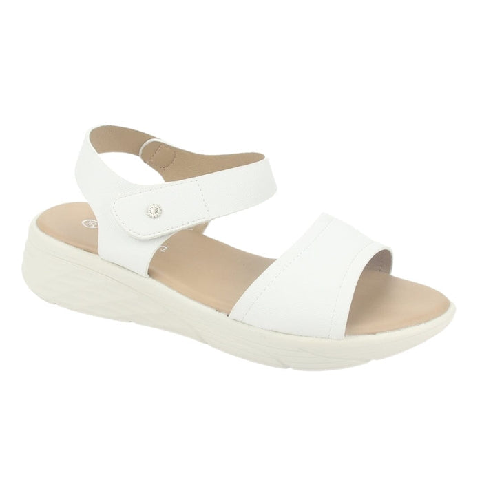 Sandalia Chalada Mujer Beni-11 Blanco Casual Sandalias Taco Chalada