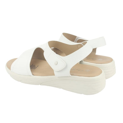 Sandalia Chalada Mujer Beni-11 Blanco Casual Sandalias Taco Chalada
