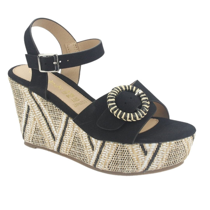 Sandalia Chalada Mujer Como-50 Negro Plataforma Sandalias Chalada