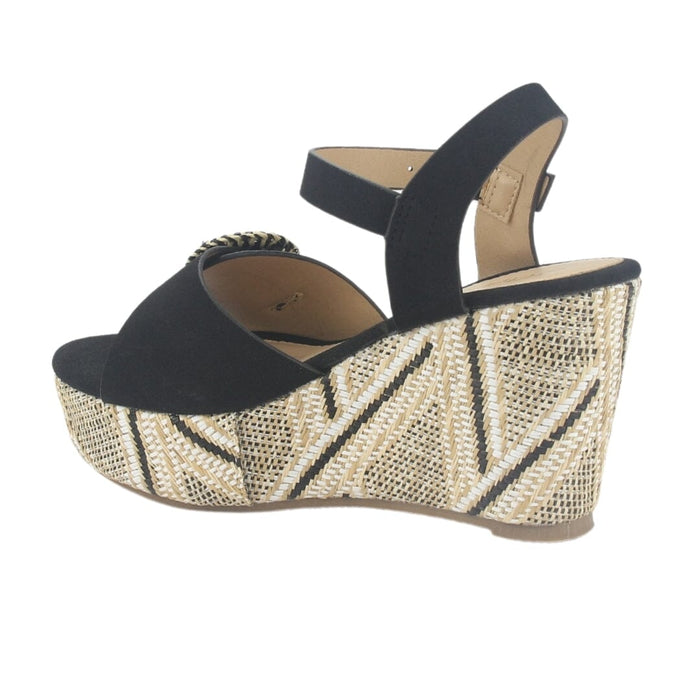 Sandalia Chalada Mujer Como-50 Negro Plataforma Sandalias Chalada