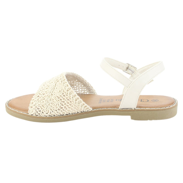 Sandalia Chalada Mujer Creta-17 Beige Casual Sandalias Chalada