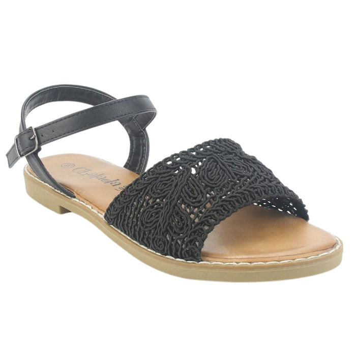 Sandalia Chalada Mujer Creta-17 Negro Casual Sandalias Chalada
