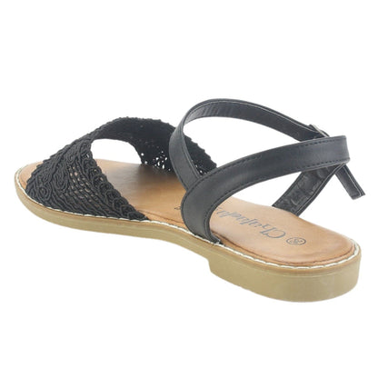 Sandalia Chalada Mujer Creta-17 Negro Casual Sandalias Chalada
