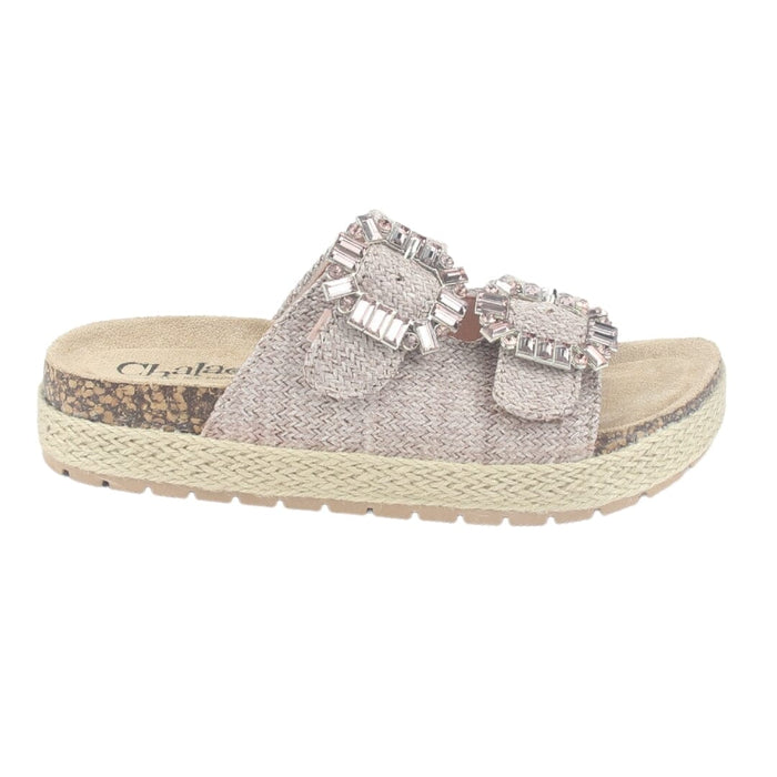 Sandalia Chalada Mujer Dalva-1 Rosado Casual Sandalias Taco Chalada