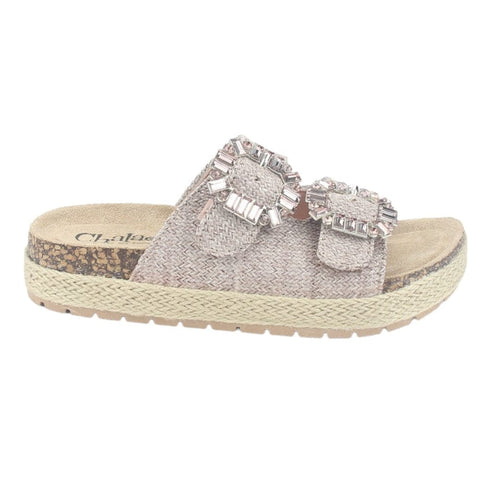Sandalia Chalada Mujer Dalva-1 Rosado Casual Sandalias Taco Chalada