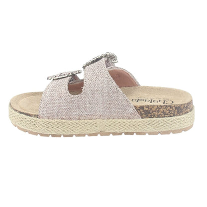 Sandalia Chalada Mujer Dalva-1 Rosado Casual Sandalias Taco Chalada