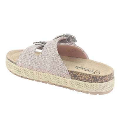 Sandalia Chalada Mujer Dalva-1 Rosado Casual Sandalias Taco Chalada