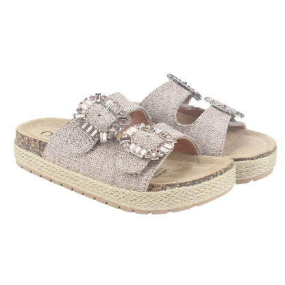 Sandalia Chalada Mujer Dalva-1 Rosado Casual Sandalias Taco Chalada
