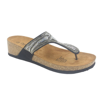 Sandalia Chalada Mujer Fifo-2 Negro Casual Sandalias Chalada