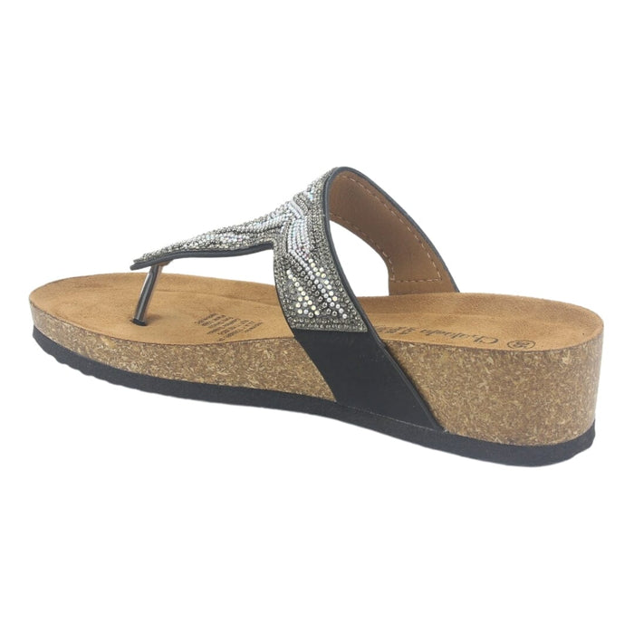 Sandalia Chalada Mujer Fifo-2 Negro Casual Sandalias Chalada