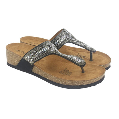 Sandalia Chalada Mujer Fifo-2 Negro Casual Sandalias Chalada