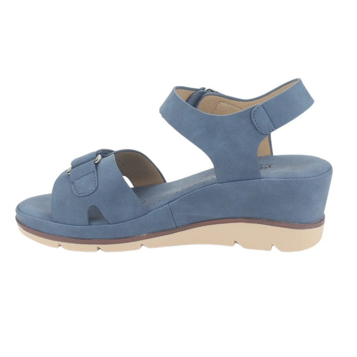 Sandalia Chalada Mujer Flick-1 Azul Plataforma Sandalias Chalada