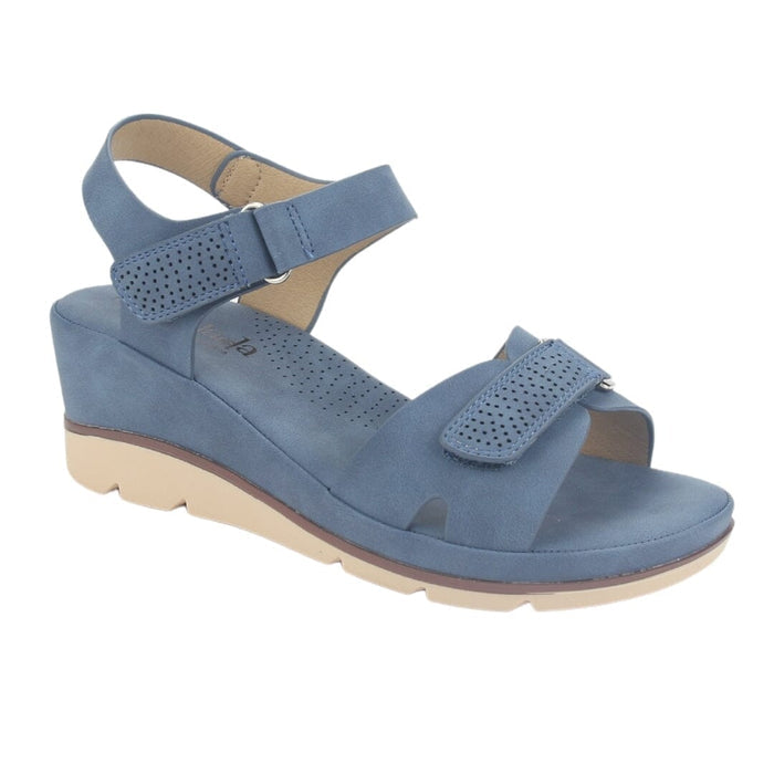 Sandalia Chalada Mujer Flick-1 Azul Plataforma Sandalias Chalada