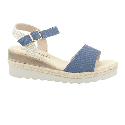Sandalia Chalada Mujer Garda-1 Azul Casual Sandalias Chalada