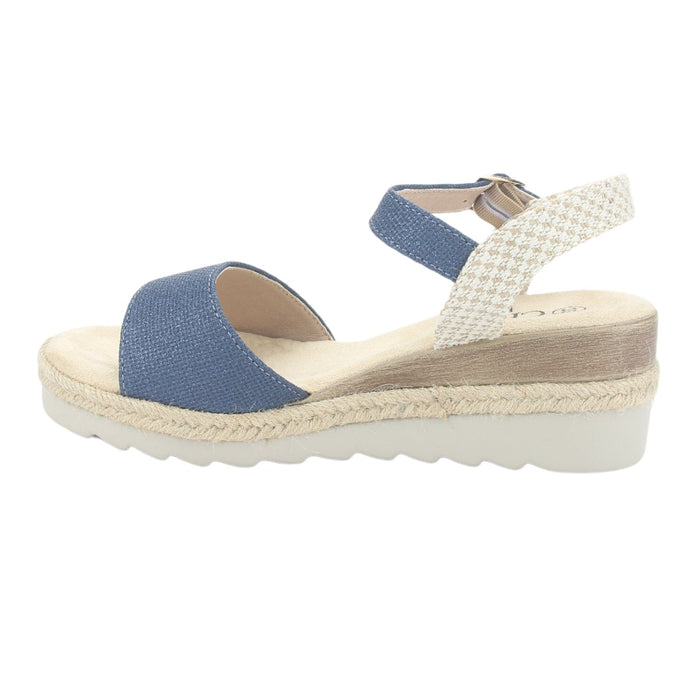 Sandalia Chalada Mujer Garda-1 Azul Casual Sandalias Chalada