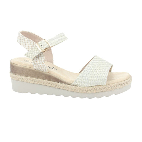 Sandalia Chalada Mujer Garda-1 Dorado Casual Sandalias Chalada