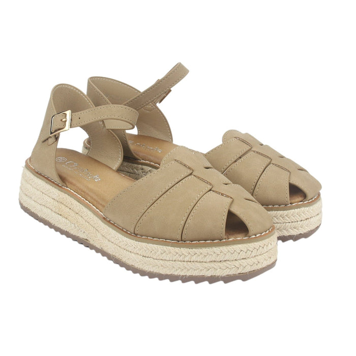 Sandalia Chalada Mujer Lila-20 Taupe Casual Sandalias Chalada