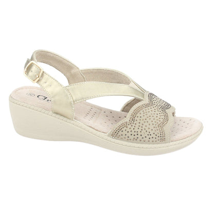 Sandalia Chalada Mujer Lupe-81 Beige Casual Sandalias Chalada