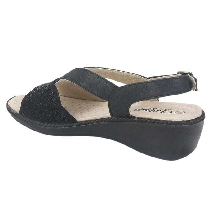 Sandalia Chalada Mujer Lupe-81 Negro Casual Sandalias Chalada