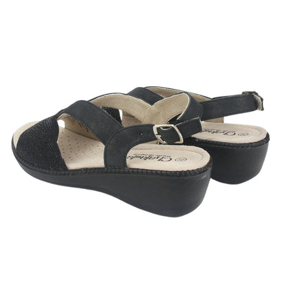 Sandalia Chalada Mujer Lupe-81 Negro Casual Sandalias Chalada