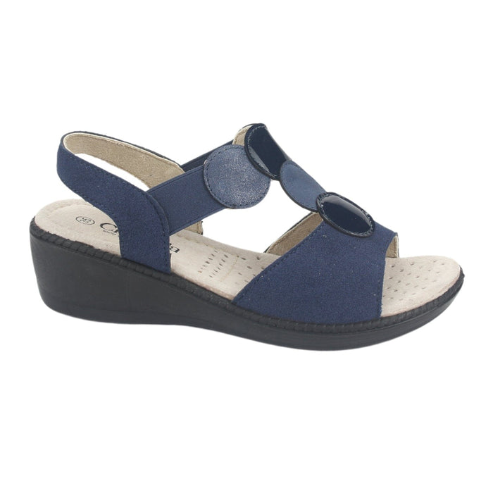 Sandalia Chalada Mujer Lupe-82 Azul Casual Sandalias Chalada
