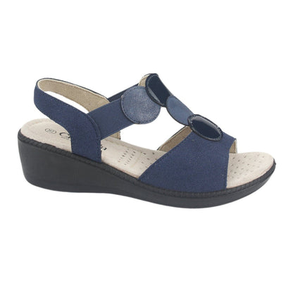 Sandalia Chalada Mujer Lupe-82 Azul Casual Sandalias Chalada