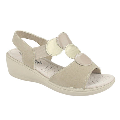 Sandalia Chalada Mujer Lupe-82 Beige Casual Sandalias Chalada