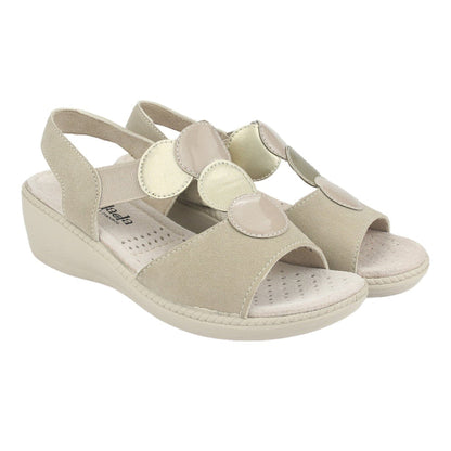 Sandalia Chalada Mujer Lupe-82 Beige Casual Sandalias Chalada