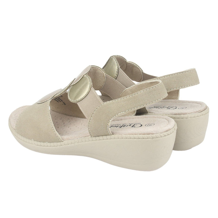 Sandalia Chalada Mujer Lupe-82 Beige Casual Sandalias Chalada