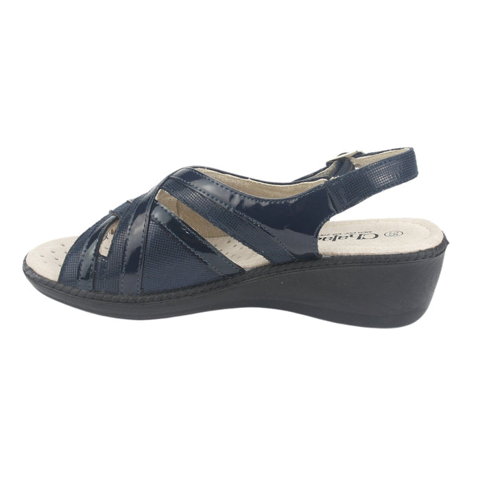 Sandalia Chalada Mujer Lupe-83 Azul Casual Sandalias Chalada