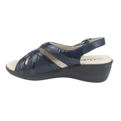 Sandalia Chalada Mujer Lupe-83 Azul Casual Sandalias Chalada