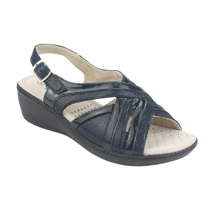 Sandalia Chalada Mujer Lupe-83 Azul Casual Sandalias Chalada