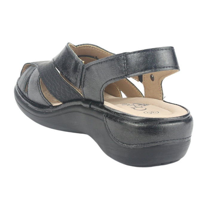 Sandalia Chalada Mujer Mestico-1 Negro Casual Sandalias Chalada