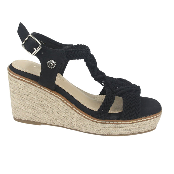 Sandalia Chalada Mujer Pole-2 Negro Casual Sandalias Chalada