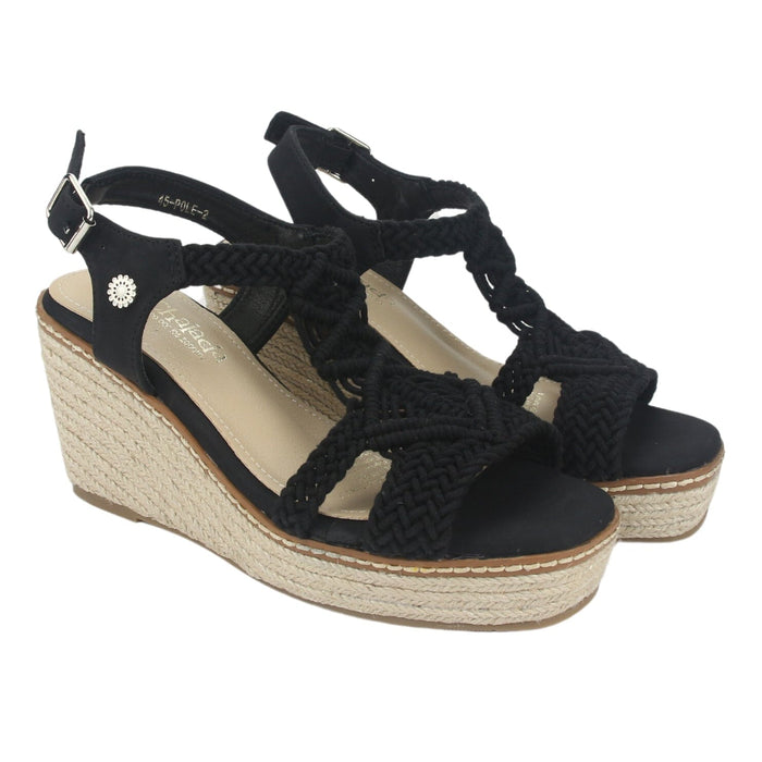 Sandalia Chalada Mujer Pole-2 Negro Casual Sandalias Chalada