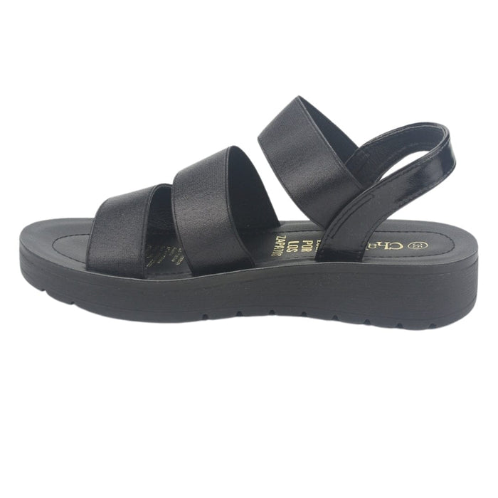 Sandalia Chalada Mujer Quantah-20 Negro Casual Sandalias Chalada