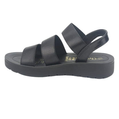 Sandalia Chalada Mujer Quantah-20 Negro Casual Sandalias Chalada