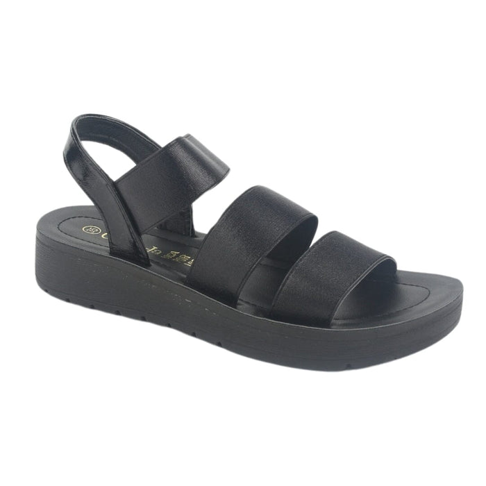 Sandalia Chalada Mujer Quantah-20 Negro Casual Sandalias Chalada
